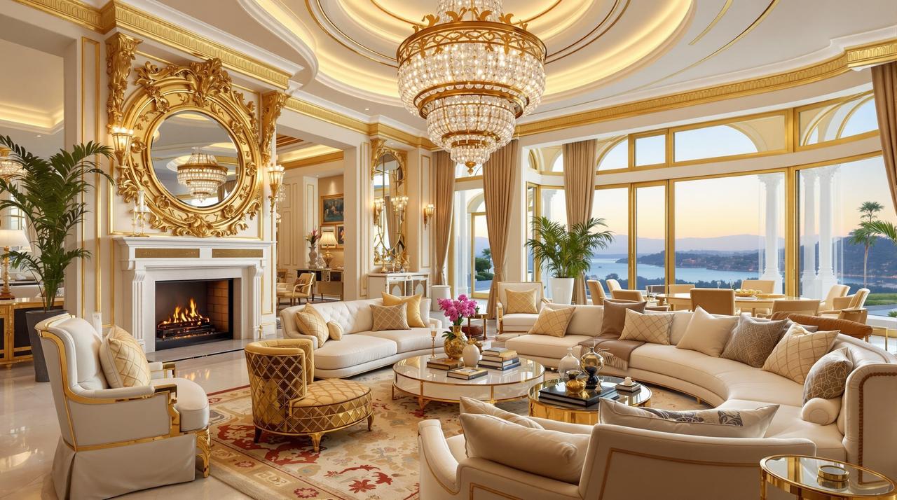 某女星豪宅曝光!室内装修奢华程度令人咋舌,网友:这才是真正的有钱人